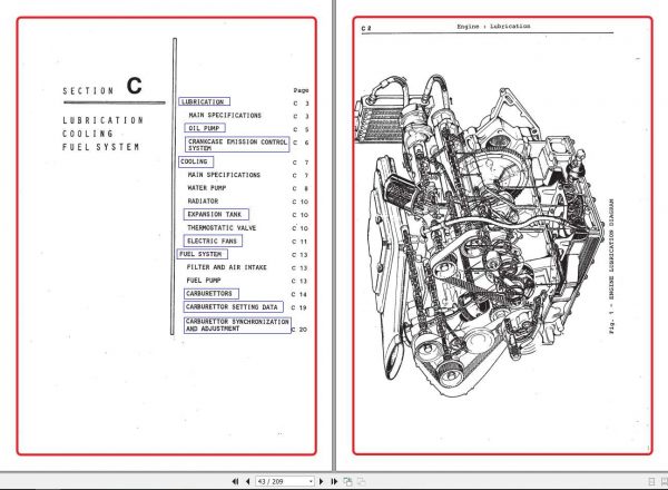 Ferrari Dino 308 GT4 Workshop Manual 2