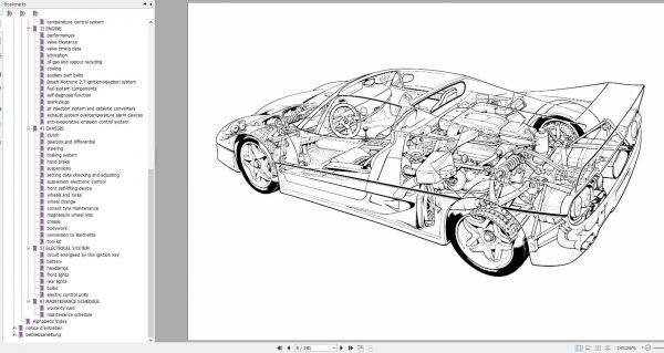 Ferrari F50 Owners Manual 1995 USA 2