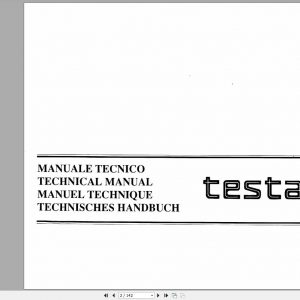 Ferrari Testarossa Technical Manual 1