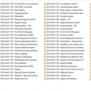 Ford F 150 Model 2011 2014 Workshop Manual Body Repair Manual 1