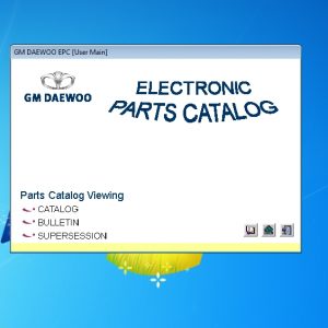 GM Daewoo EPC v1.0 2006 Spare Part Catalog Vmware 1