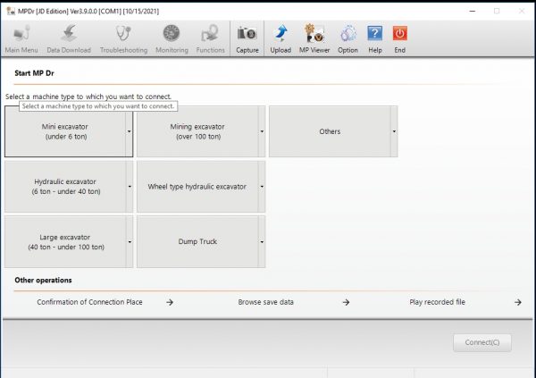 Hitachi Construction Machinery MPDr Ver 3.9.0.0 01.2021 Diagnostic Software 2