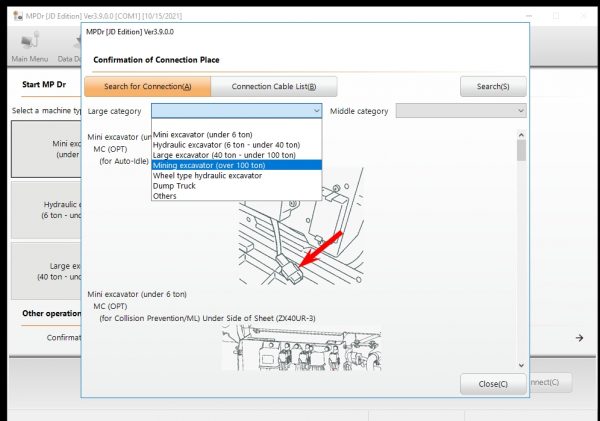 Hitachi Construction Machinery MPDr Ver 3.9.0.0 01.2021 Diagnostic Software 5