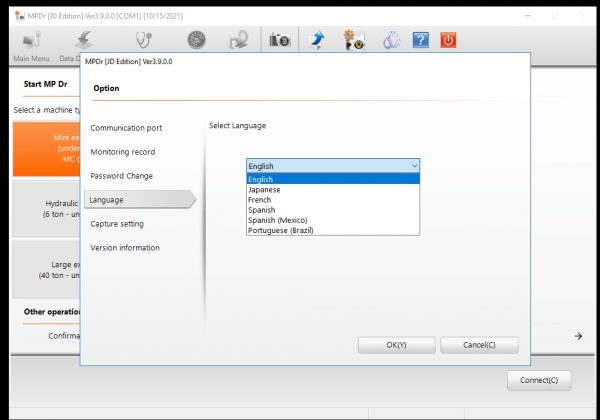 Hitachi Construction Machinery MPDr Ver 3.9.0.0 01.2021 Diagnostic Software 8