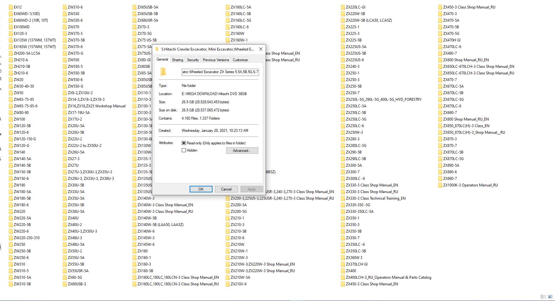 Hitachi Excavator 26.5 GB DVD PDF Updated Series 7 2020 Workshop Manual and Technical Manual Wiring Diagram 1