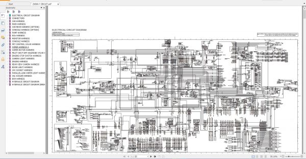 Hitachi Excavator 26.5 GB DVD PDF Updated Series 7 2020 Workshop Manual and Technical Manual Wiring Diagram 5