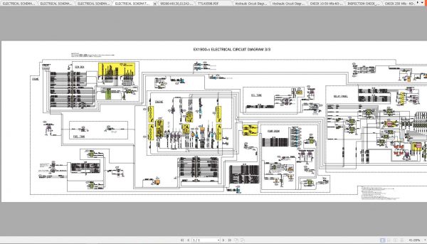 Hitachi Excavator EX 1900 5 Shop Manuals 2
