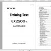 Hitachi Excavator EX 2500 5 Shop Manuals 2