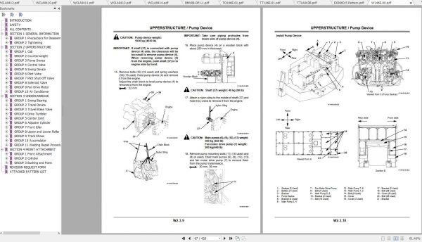 Hitachi Excavator EX 3600 5 Shop Manuals 2
