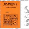 Hitachi Excavator EX 3600 5 Shop Manuals 4