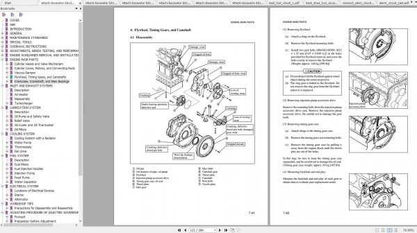 Hitachi Excavator EX1200 5C Shop Manuals 2