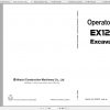 Hitachi Excavator EX1200 5D Shop Manuals 2