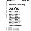Hitachi Excavator Zaxis ZX130 3 Shop Manual 2