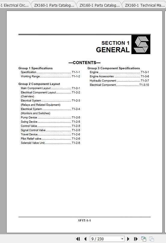 Hitachi Excavator Zaxis ZX160 1 Shop Manual 4