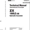 Hitachi Excavator Zaxis ZX160 5B Shop Manual 2