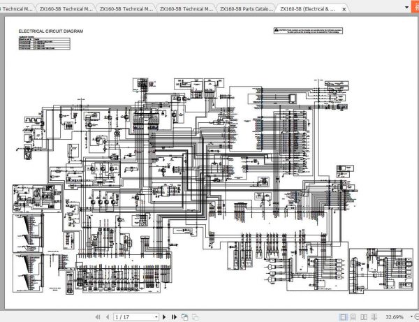Hitachi Excavator Zaxis ZX160 5B Shop Manual 4
