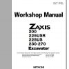 Hitachi Excavator Zaxis ZX210 1 Shop Manual 3