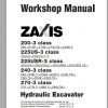Hitachi Excavator Zaxis ZX210 3 Shop Manual 2