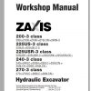 Hitachi Excavator Zaxis ZX280 3 Shop Manual 2