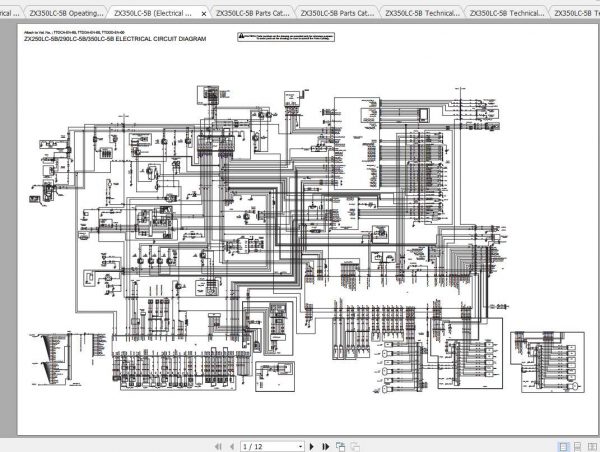 Hitachi Excavator Zaxis ZX350 5B Shop Manual 3