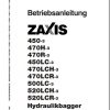 Hitachi Excavator Zaxis ZX470 3 Shop Manual 1