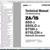 Hitachi Excavator Zaxis ZX870 3 Shop Manual 2