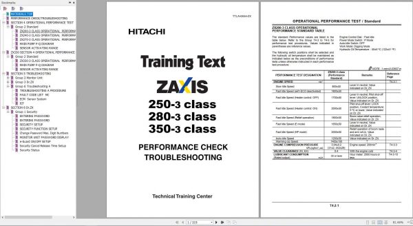 Hitachi Hydraulic Excavator ZAXIS 250 3 280 3 350 3 CLASS Training Materials CD 2