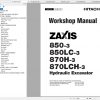 Hitachi Hydraulic Excavator ZAXIS 850 3 850LC 3 870H 3 870LCH 3 Shop Manuals EN 1