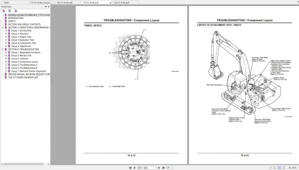Hitachi Hydraulic Excavator ZX160LC 3 ZX180LC 3 ZX180LCN 3 Class Shop Manuals EN 3