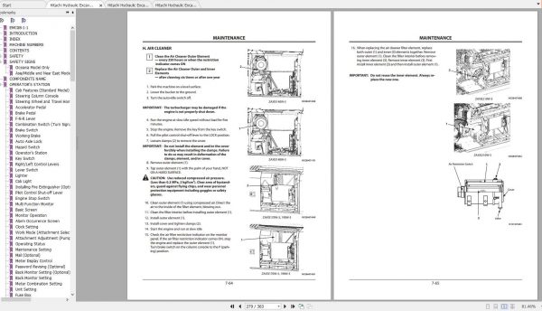 Hitachi Hydraulic Excavator ZX170W 3 ZX190W 3 Class Shop Manuals EN 3