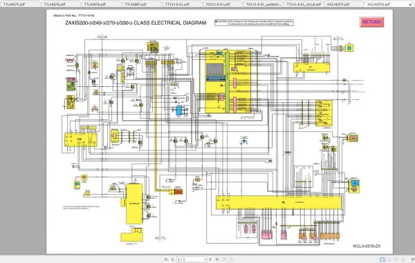 Hitachi Hydraulic Excavator ZX200 3 ZX225US 3 ZX225USR 3 ZX240 3 ZX270 3 Class Shop Manuals EN 3