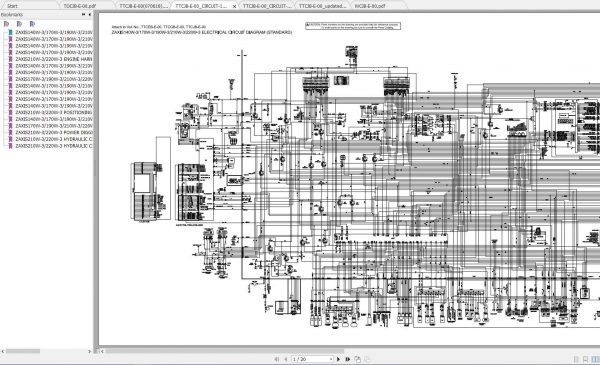 Hitachi Hydraulic Excavator ZX210W 3 ZX220W 3 Shop Manuals EN 3