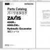 Hitachi Hydraulic Excavator ZX400R 3 ZX400LCH 3 Operators Manual Parts Catalog 2
