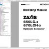 Hitachi Hydraulic Excavator ZX650LC 3 ZX670LCH 3 Shop Manuals EN 1