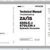 Hitachi Hydraulic Excavator ZX650LC 3 ZX670LCH 3 Shop Manuals EN 2