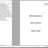 Hitachi Mini Excavator Zaxis ZX22U 2 to ZX50U 2 Series Cabin Parts Catalog 1
