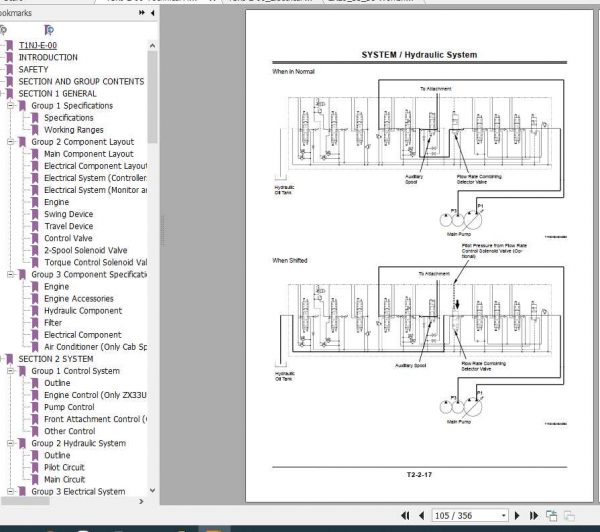 Hitachi Mini Excavator Zaxis ZX29U 3 ZX33U 3 ZX38U 3 Shop Manual 2