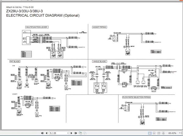 Hitachi Mini Excavator Zaxis ZX29U 3 ZX33U 3 ZX38U 3 Shop Manual 3