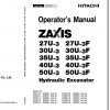 Hitachi Mini Excavator Zaxis ZX40U 3 ZX50U 3 Shop Manual 2
