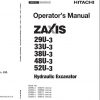 Hitachi Mini Excavator Zaxis ZX48U 3 Shop Manual 1