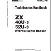 Hitachi Mini Excavator Zaxis ZX48U 3 Shop Manual 2
