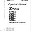 Hitachi Mini Excavator Zaxis ZX50U 2 Shop Manual 2