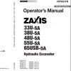 Hitachi Mini Excavator Zaxis ZX55U 5A Shop Manual 4
