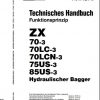 Hitachi Mini Excavator Zaxis ZX70 3 Shop Manual 1