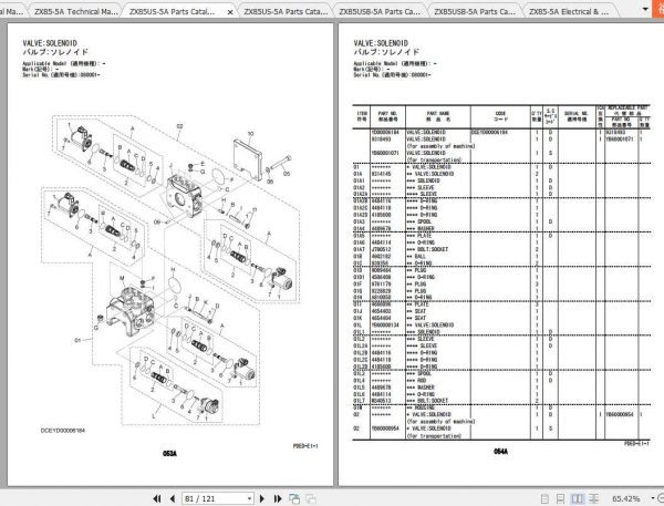 Hitachi Mini Excavator Zaxis ZX85 5A Shop Manual 3