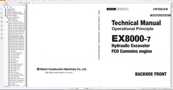 Hitachi Mining Crawler Excavator 4.96GB PDF Updated 2020 Workshop Manual Circuit Diagram DVD 6
