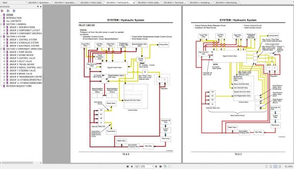 Hitachi Wheeled Excavator ZX130W 1 Shop Manuals 3