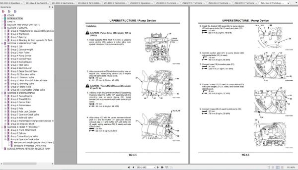 Hitachi Wheeled Excavator ZX140W 3 Shop Manuals 2808136eab1d4fde2