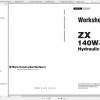 Hitachi Wheeled Excavator ZX140W 3 Shop Manuals EN 2