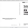 Hitachi Wheeled Excavator ZX140W 5B Shop Manuals 1